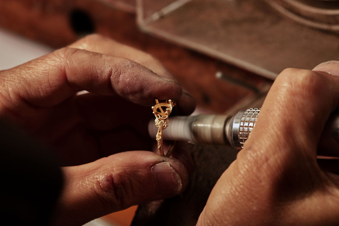 custom handmade engagement ring for women gift orleone wedding rings