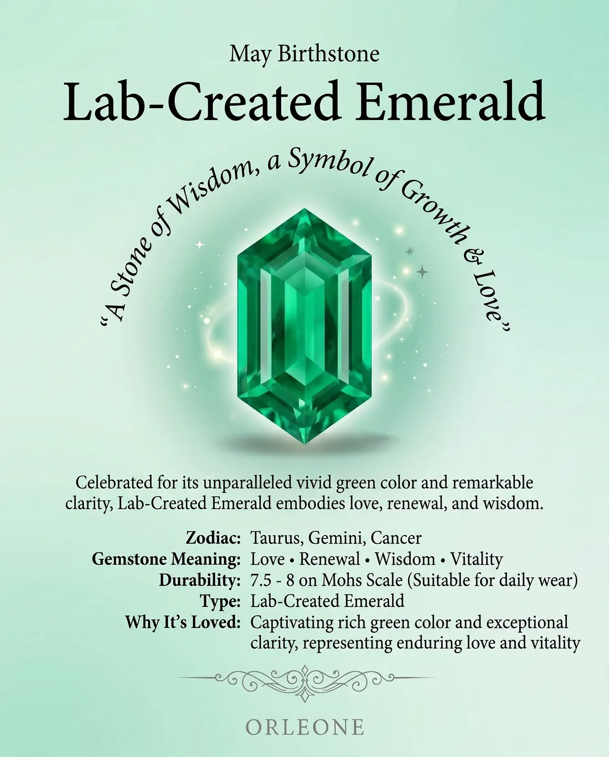 long hexagon cut emerald gemstone guide orleone