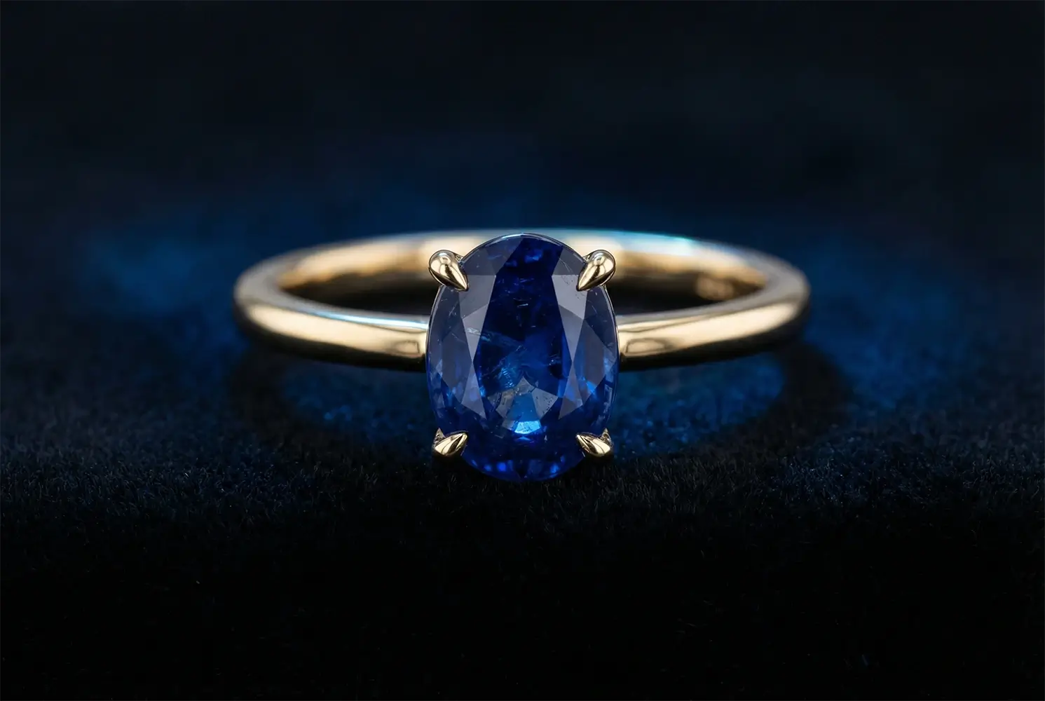 September birthstone sapphire engagement ring orleone