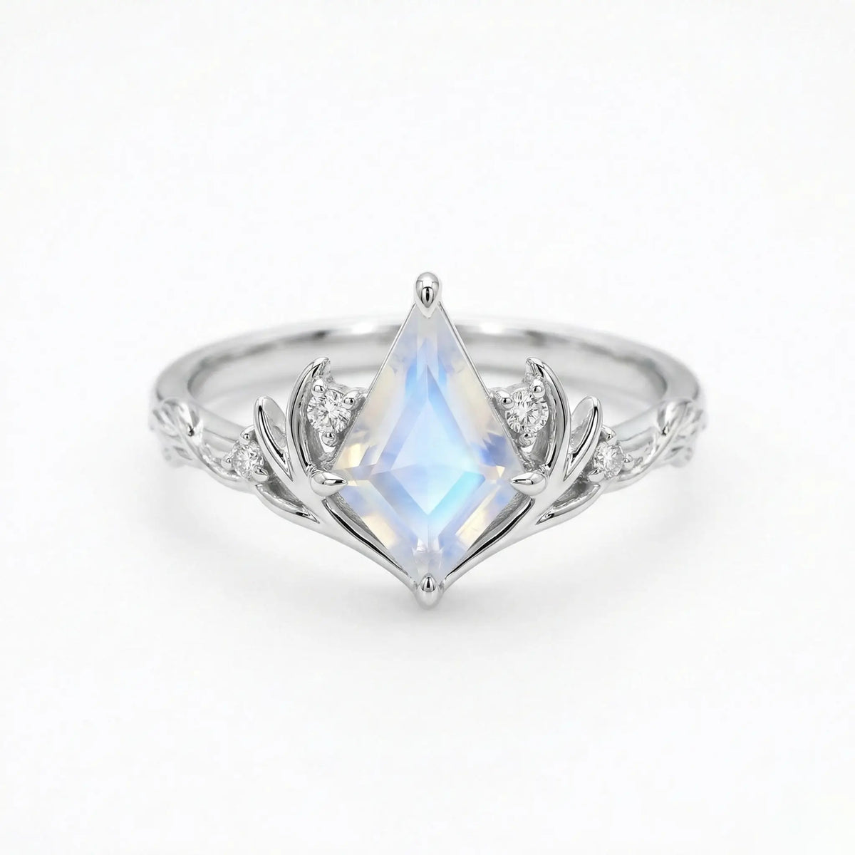 white gold ring for women gift orleone