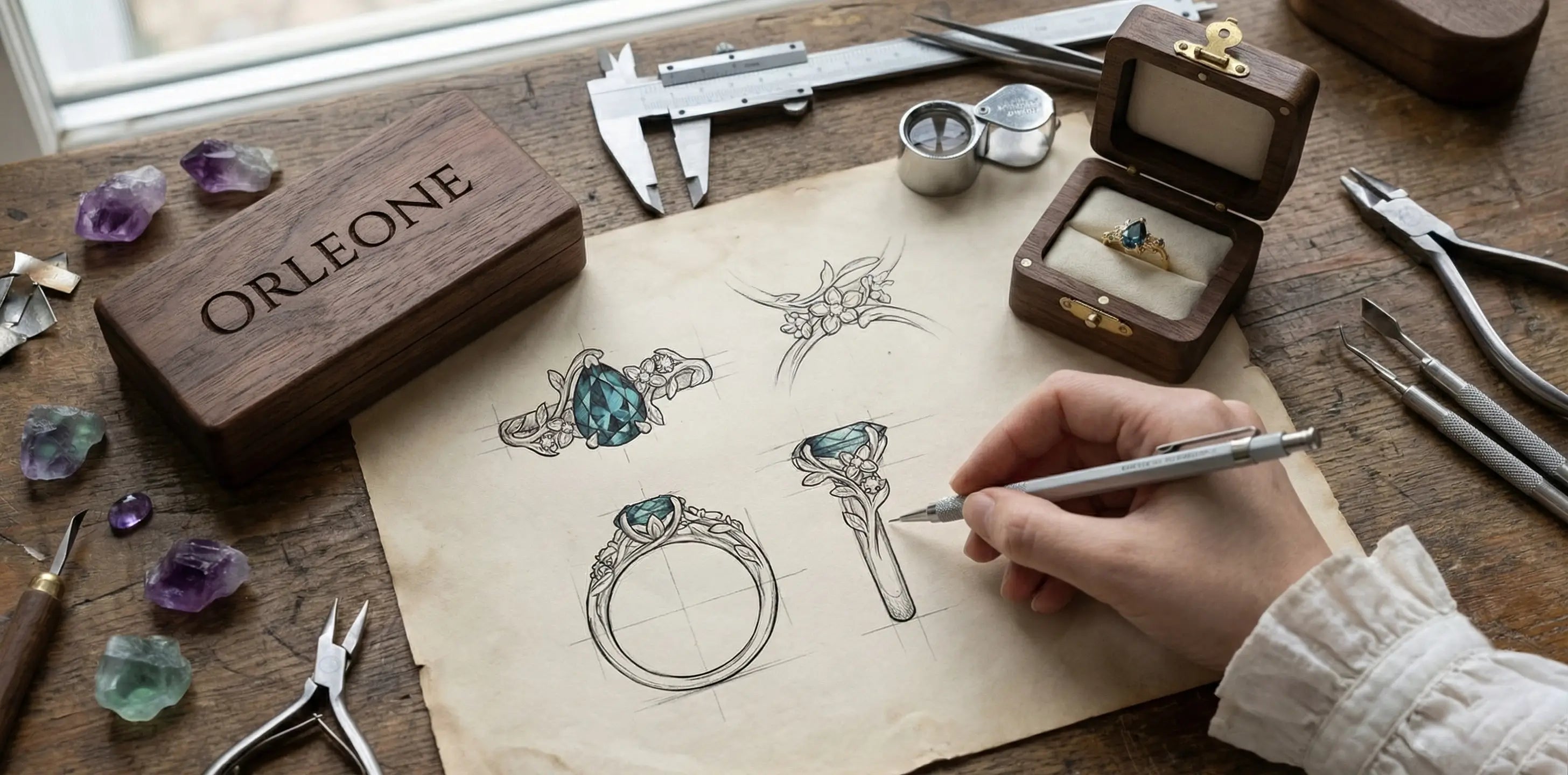 orleone jewelry ring art design picture