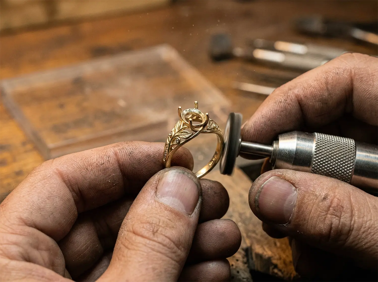 A Commitment to Quality & Perfection handmade custom ring - orleone brand