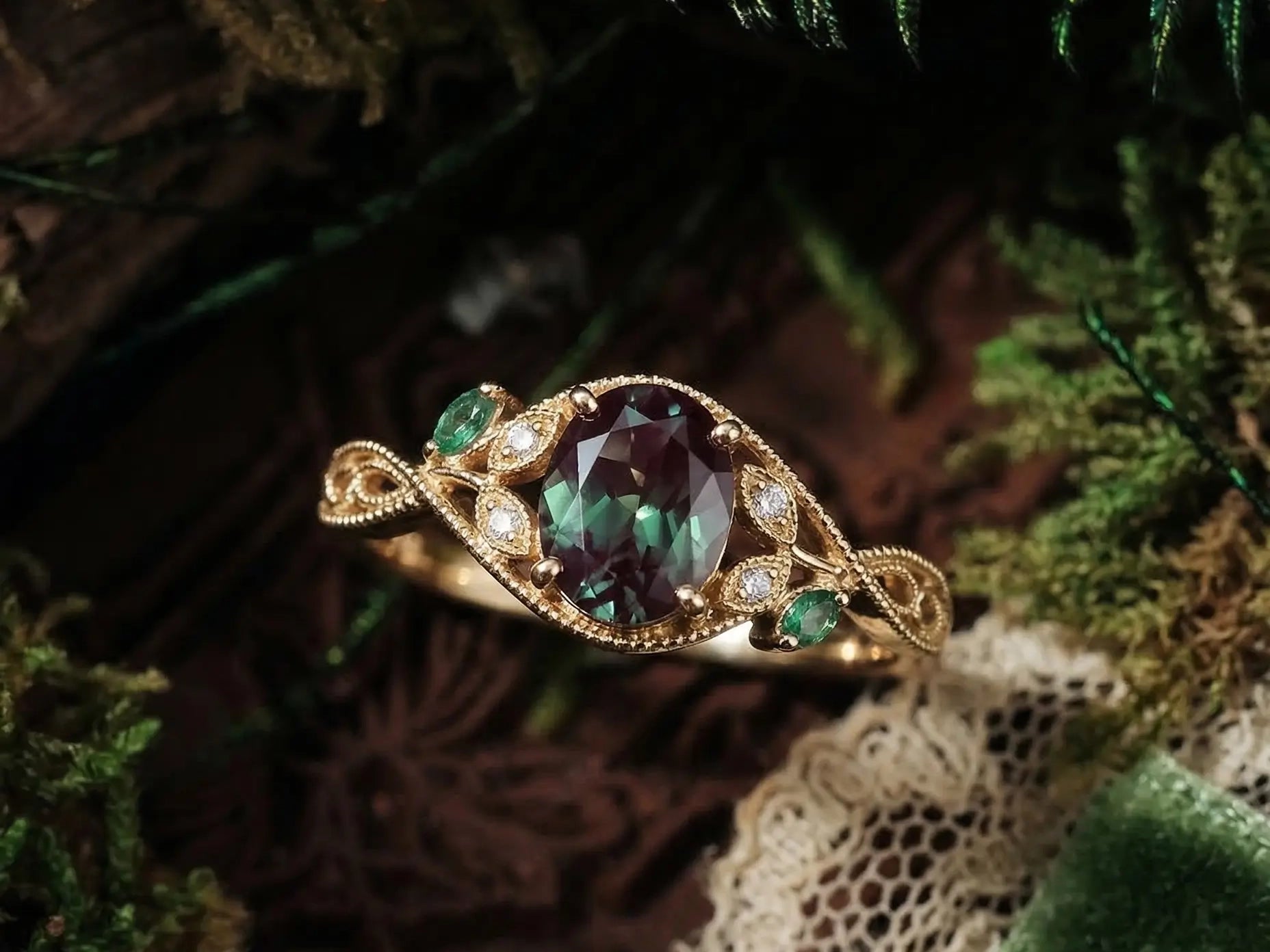 orleone lab Emerald gemstone