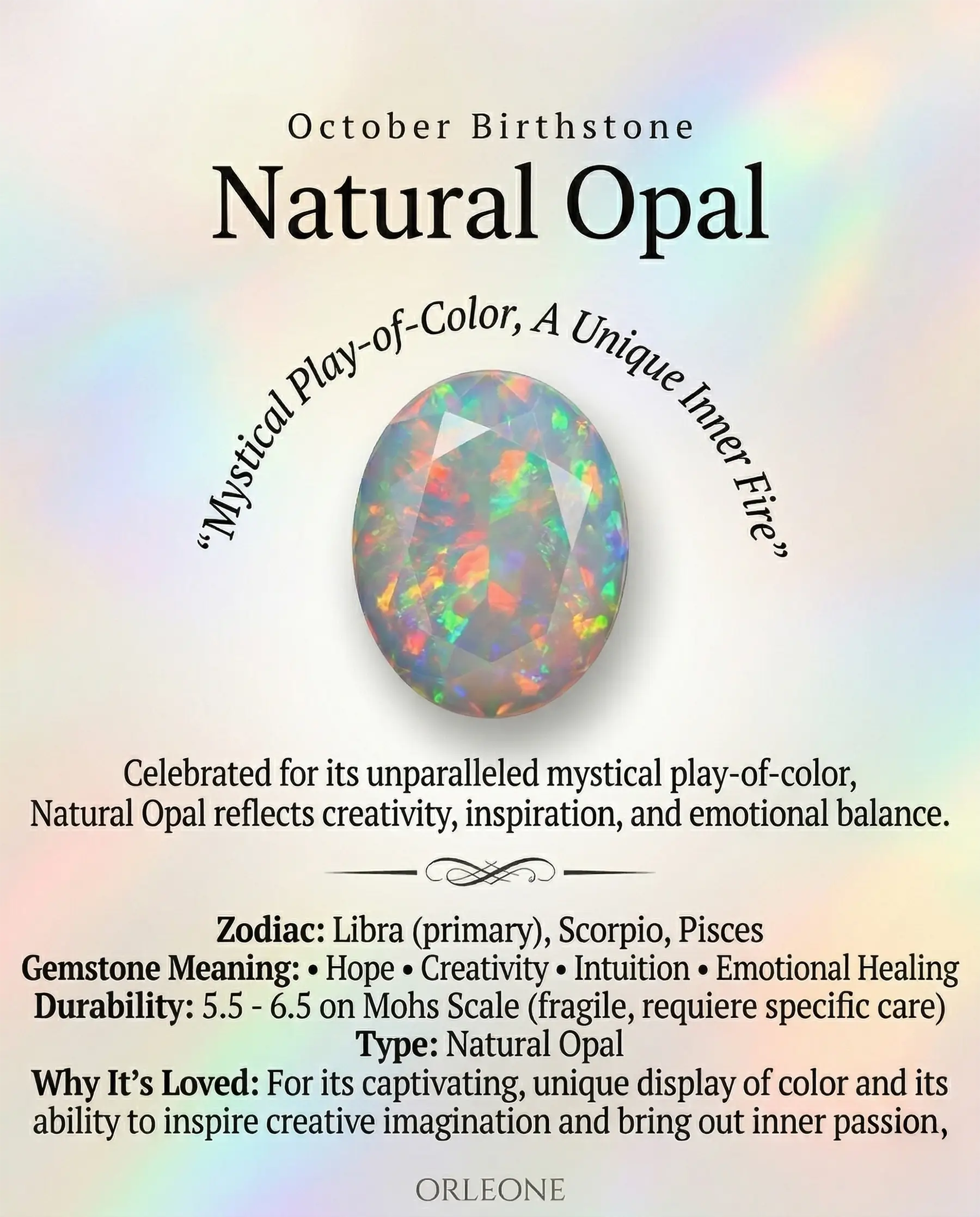 opal gemstone knowledge orleone guide