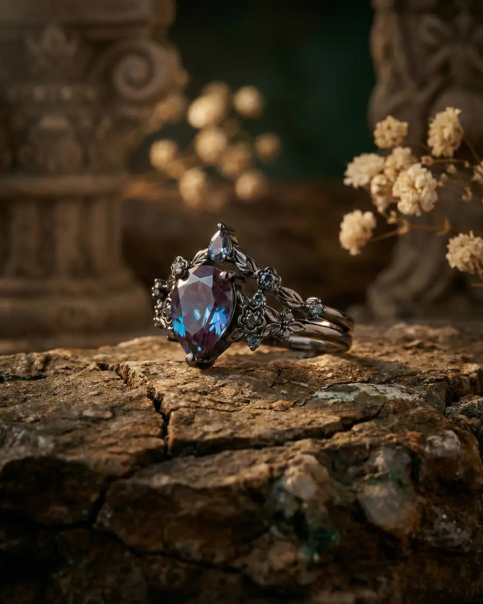 Nature-Inspired Engagement Rings: Flowers, Leaves and Whimsy