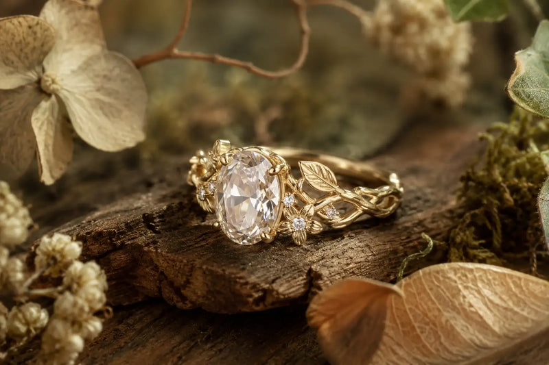 Botanical Engagement Rings