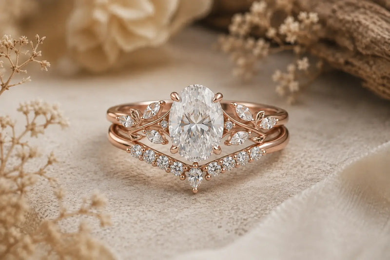 Moissanite Bridal Ring Sets