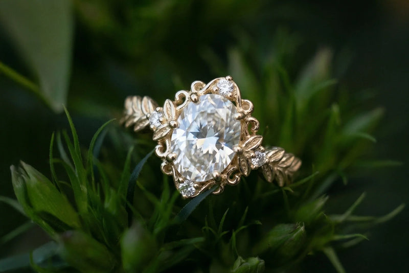 orleone Moissanite Rings vintage ring