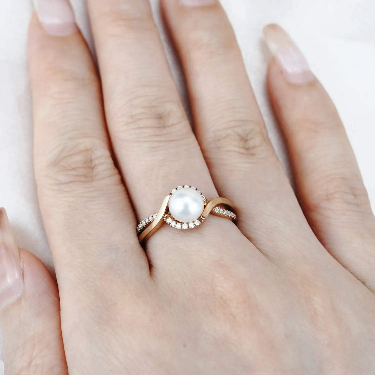 Elegant Akoya Pearl Rings Timeless June Birthstone Jewelry Engagement Ring