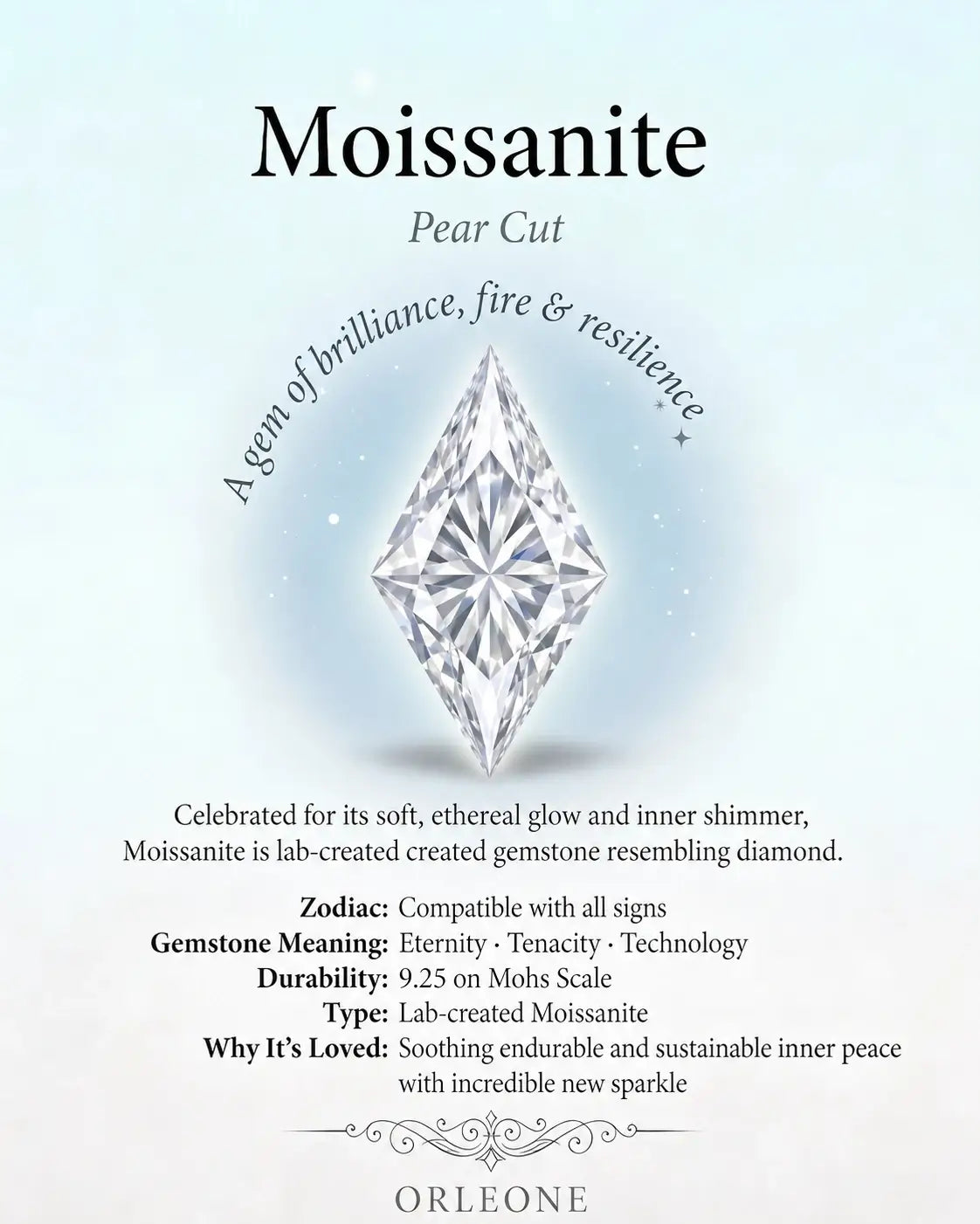 Vintage Kite Cut Moissanite Leaf Three Stone Engagement Ring – Sylvenna