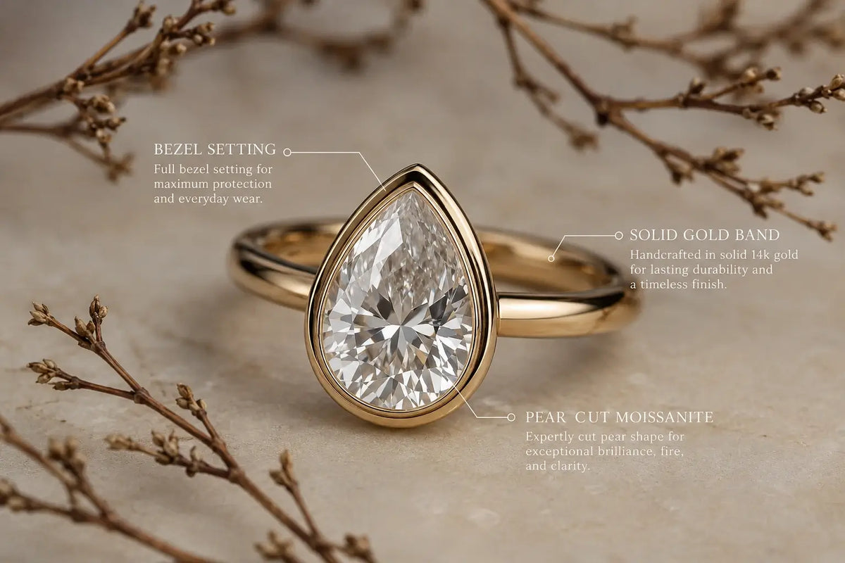 bezel set engagement ring guide orleone