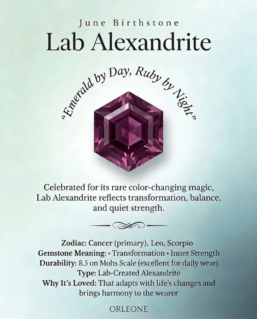 Bague de fiançailles en or jaune Art Déco avec sertissage d'alexandrite hexagonale - Prisme