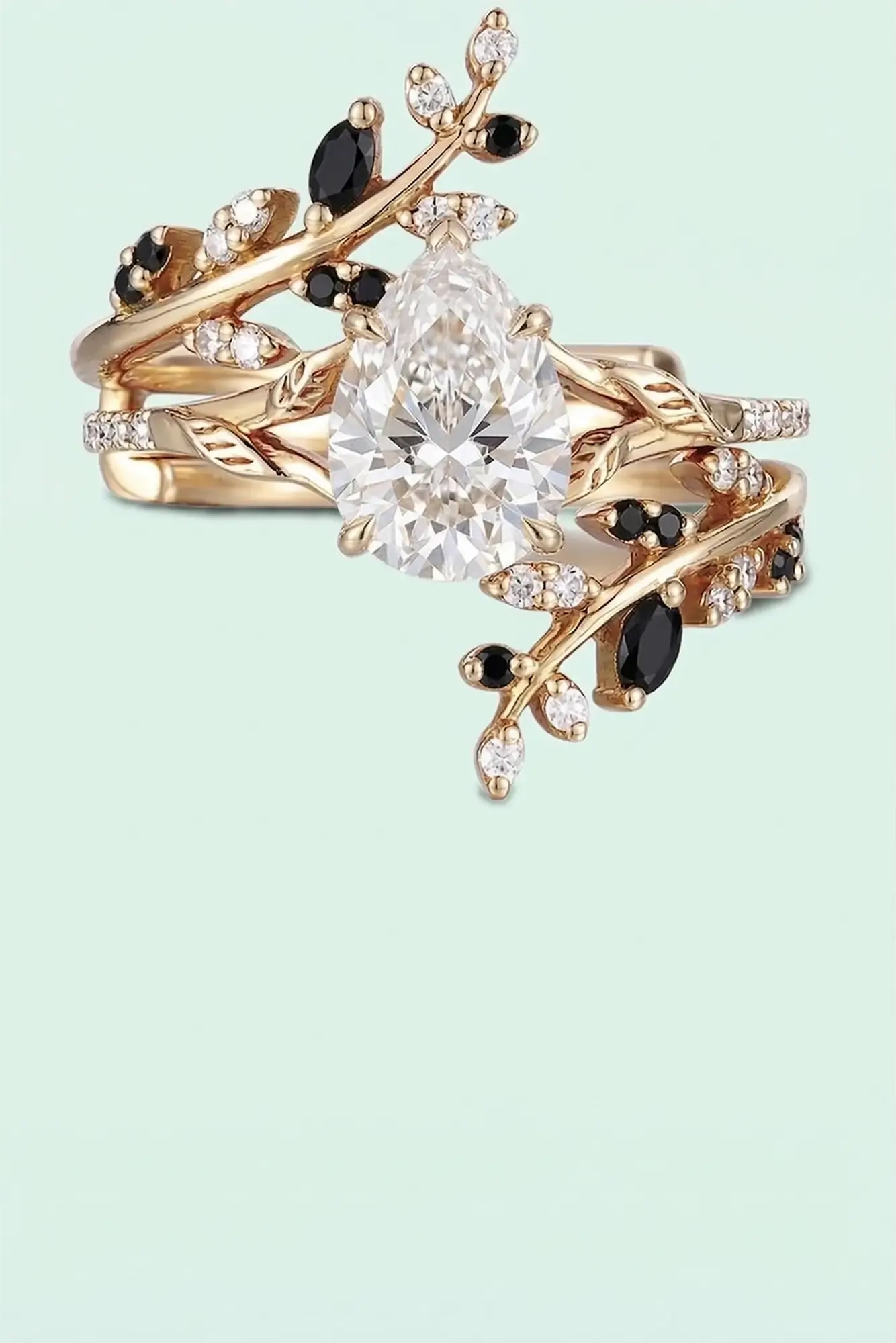Nature Inspired Rings Bridal Sets Orleone Jewelry Ring