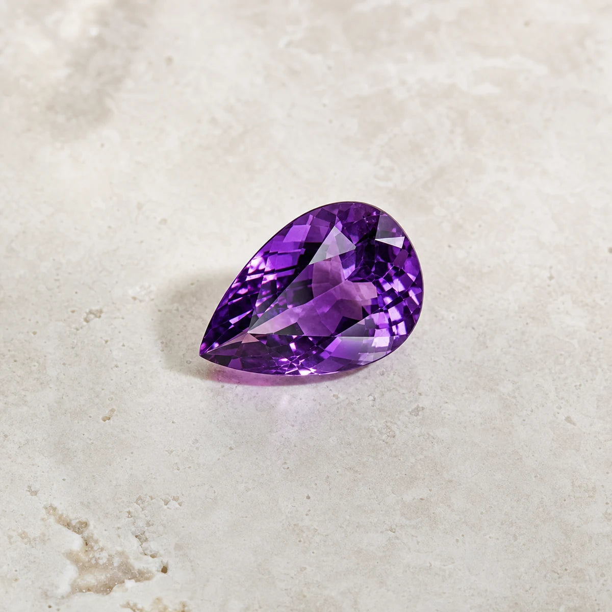 Purple amethyst, the February birthstone