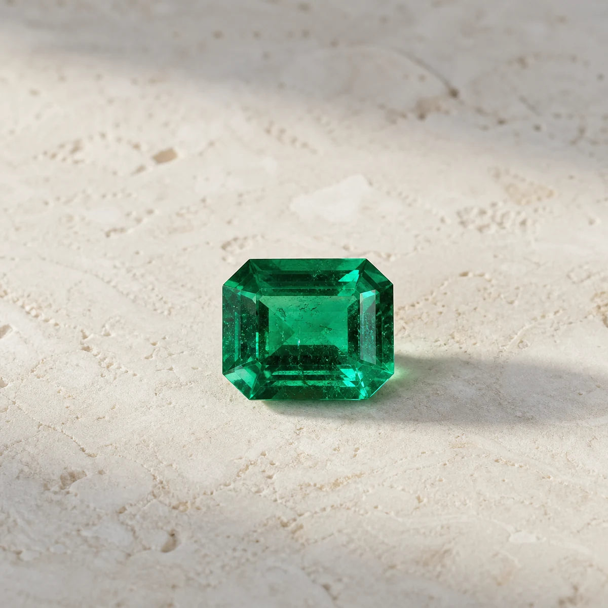 Green emerald, the May birthstone