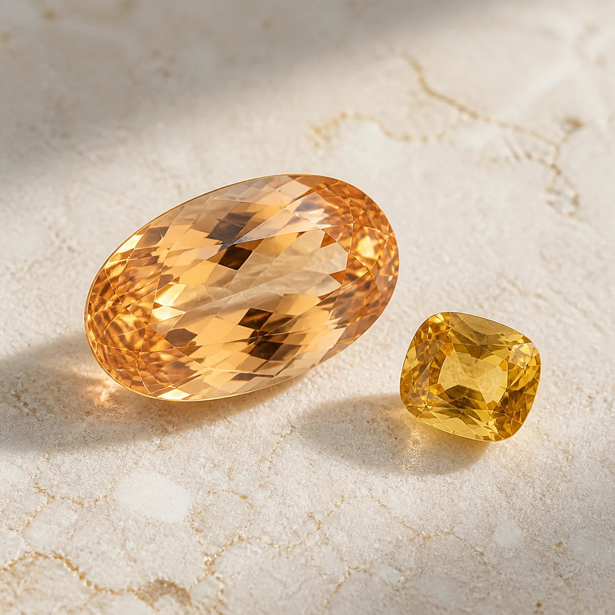 Topaz and citrine, the November birthstones