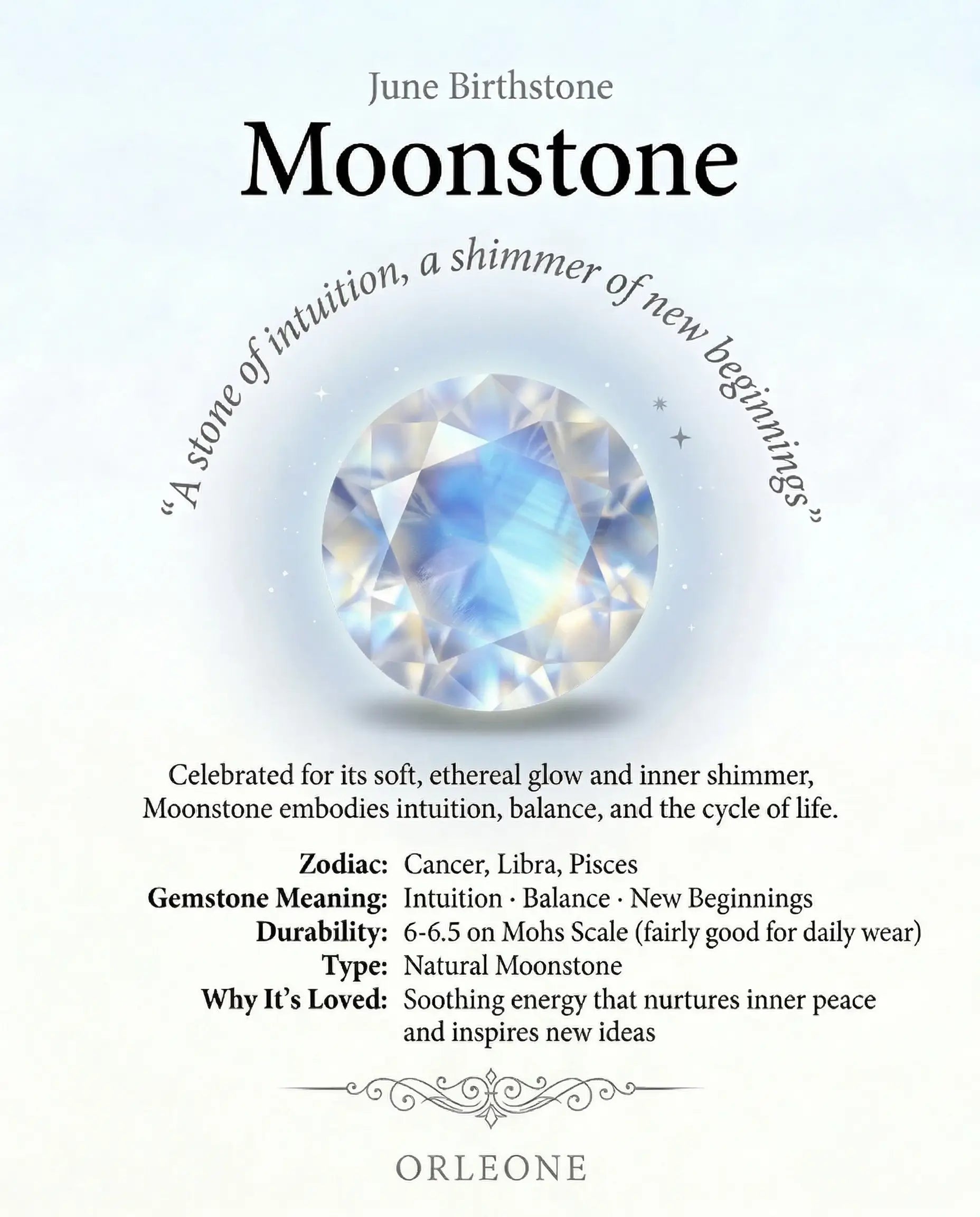 round moonstone gemstone knowledge orleone guide