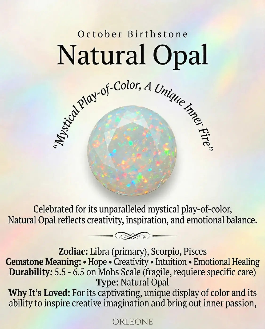 natural white opal guide knowledge orleone round cut gemstone