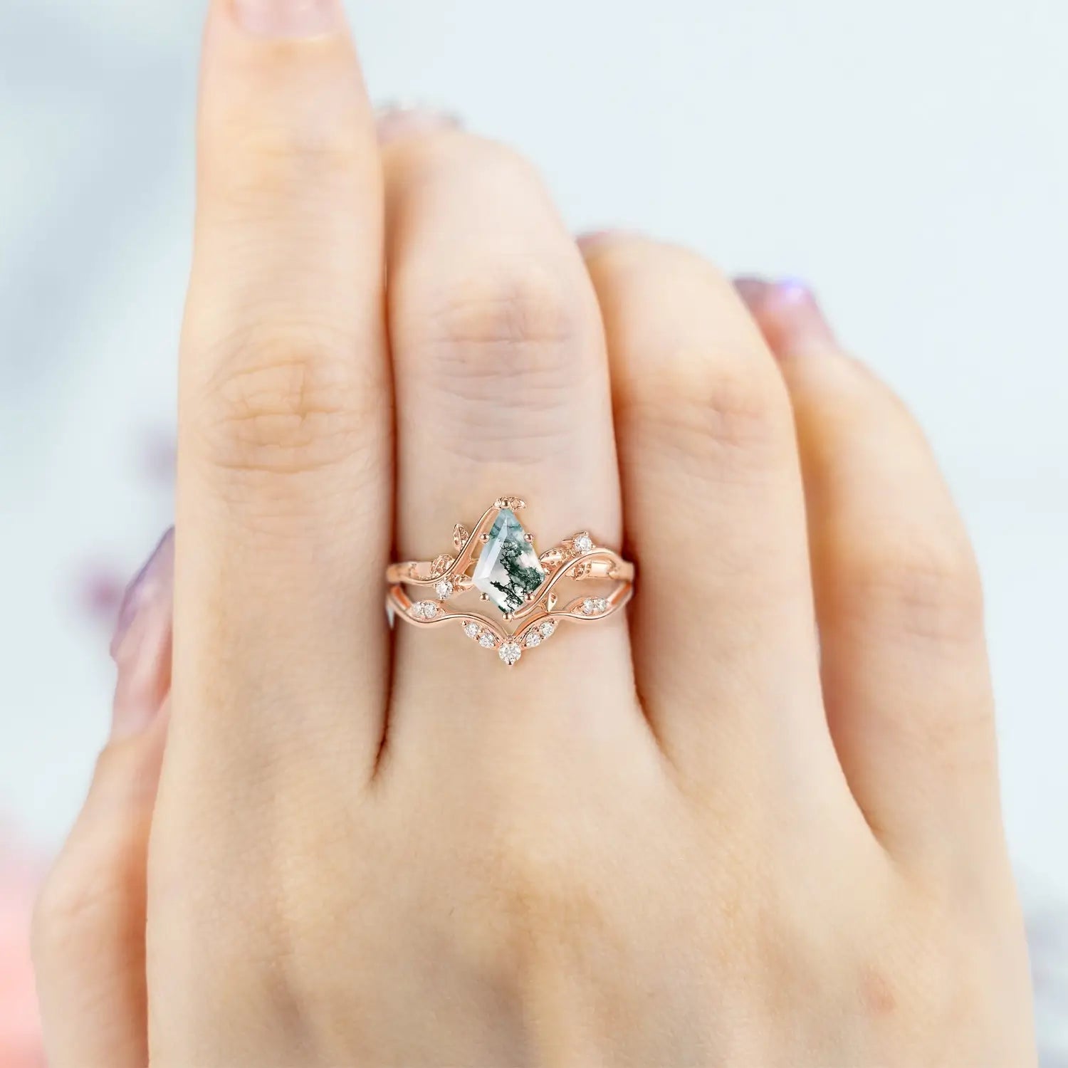 Nature-Inspired Promise Ring for women gift orleone